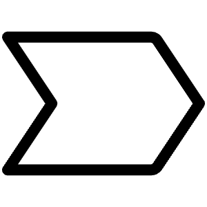 Tag Chevron Light Icon from Phosphor Light Set