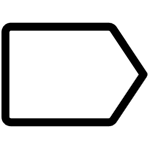 Tag Simple Light Icon from Phosphor Light Set