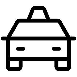 Taxi Light Icon from Phosphor Light Set