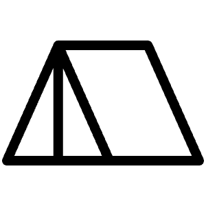 Tent Light Icon from Phosphor Light Set