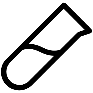 Test Tube Light Icon from Phosphor Light Set