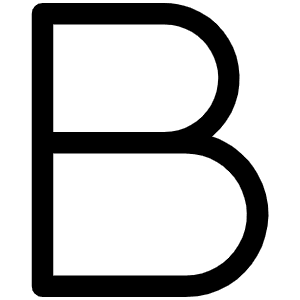 Text B Light Icon from Phosphor Light Set