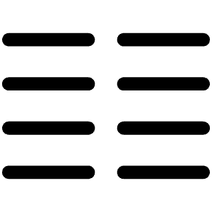 Text Columns Light Icon from Phosphor Light Set