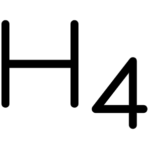 Text H Four Light Icon from Phosphor Light Set