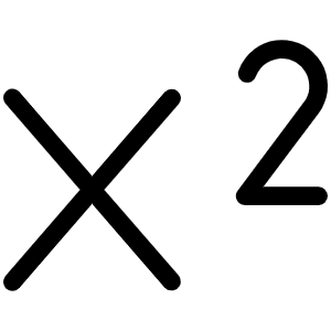 Text Superscript Light Icon from Phosphor Light Set