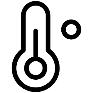 Thermometer Light Icon from Phosphor Light Set