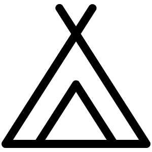 Tipi Light Icon from Phosphor Light Set