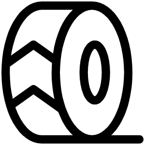 Tire Light Icon from Phosphor Light Set