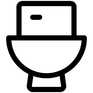 Toilet Light Icon from Phosphor Light Set