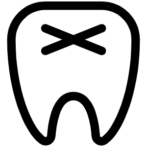 Tooth Light Icon from Phosphor Light Set