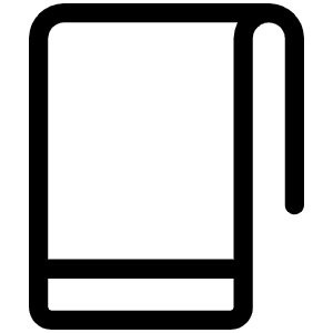 Towel Light Icon from Phosphor Light Set