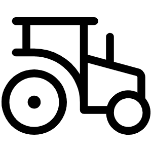 Tractor Light Icon from Phosphor Light Set