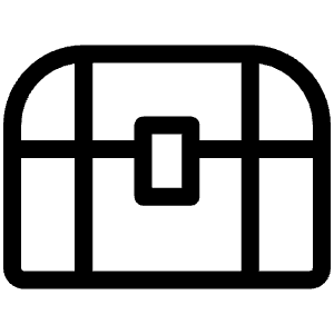 Treasure Chest Light Icon from Phosphor Light Set