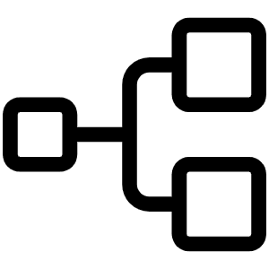 Tree Structure Light Icon from Phosphor Light Set