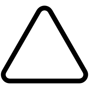 Triangle Light Icon from Phosphor Light Set