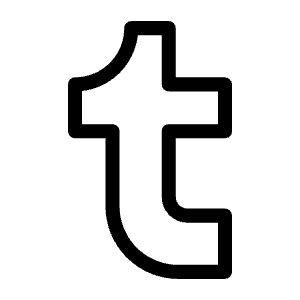 Tumblr Logo Light Icon from Phosphor Light Set