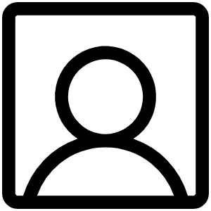 User Square Light Icon from Phosphor Light Set