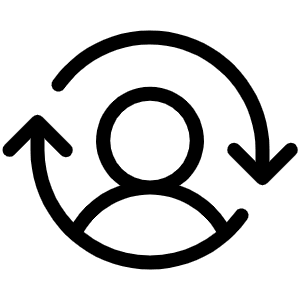 User Switch Light Icon from Phosphor Light Set