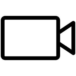 Video Camera Light Icon from Phosphor Light Set