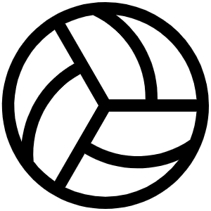Volleyball Light Icon from Phosphor Light Set