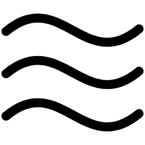 Waves Light Icon from Phosphor Light Set