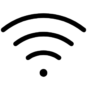 Wifi High Light Icon from Phosphor Light Set