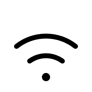 Wifi Medium Light Icon from Phosphor Light Set