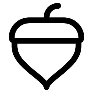 Acorn Icon from Phosphor Regular Set
