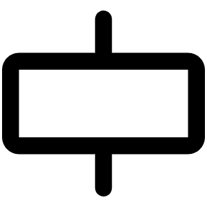 Align Center Horizontal Simple Icon from Phosphor Regular Set