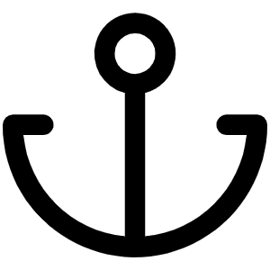 Anchor Simple Icon from Phosphor Regular Set