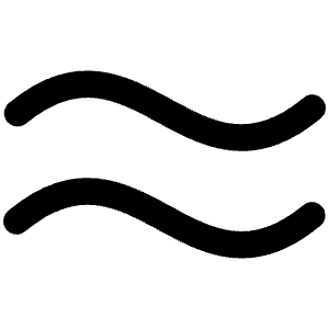 Approximate Equals Icon from Phosphor Regular Set