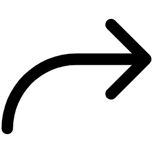 Arrow Bend Up Right Icon from Phosphor Regular Set