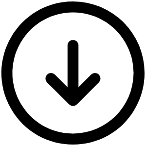 Arrow Circle Down Icon from Phosphor Regular Set