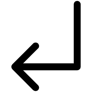 Arrow Elbow Down Left Icon from Phosphor Regular Set