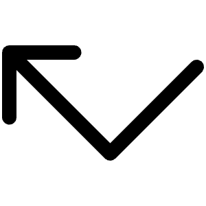 Arrow Elbow Left Icon from Phosphor Regular Set