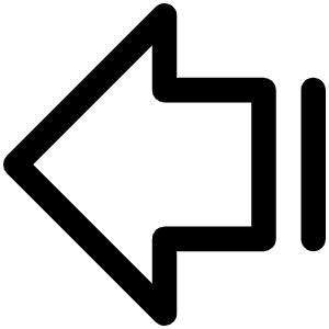 Arrow Fat Line Left Icon from Phosphor Regular Set