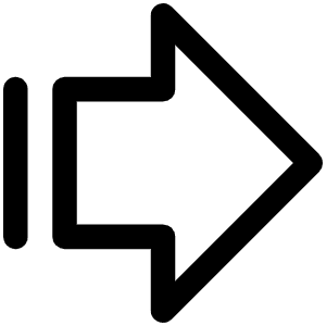 Arrow Fat Line Right Icon from Phosphor Regular Set
