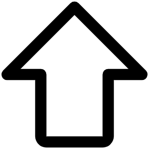 Arrow Fat Up Icon from Phosphor Regular Set