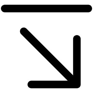 Arrow Line Down Right Icon from Phosphor Regular Set