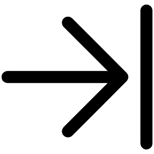 Arrow Line Right Icon from Phosphor Regular Set