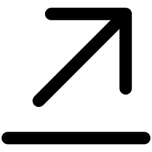 Arrow Line Up Right Icon from Phosphor Regular Set