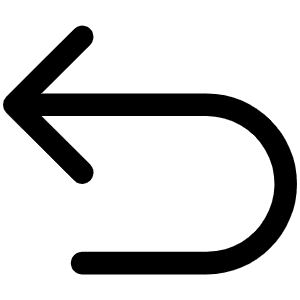 Arrow U Up Left Icon from Phosphor Regular Set
