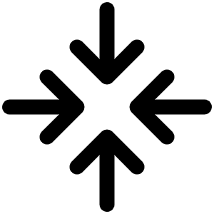 Arrows In Cardinal Icon from Phosphor Regular Set