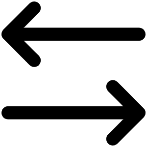 Arrows Left Right Icon from Phosphor Regular Set