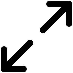 Arrows Out Simple Icon from Phosphor Regular Set