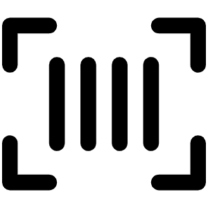 Barcode Icon from Phosphor Regular Set