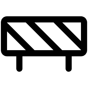 Barricade Icon from Phosphor Regular Set