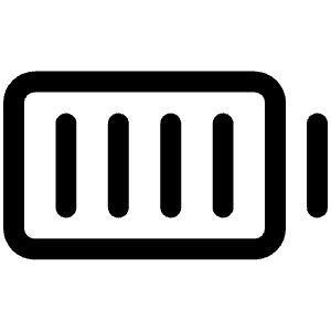 Battery Full Icon from Phosphor Regular Set