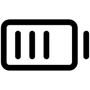 Battery High Icon from Phosphor Regular Set