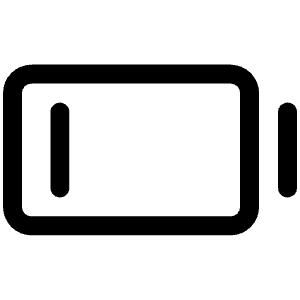 Battery Low Icon from Phosphor Regular Set